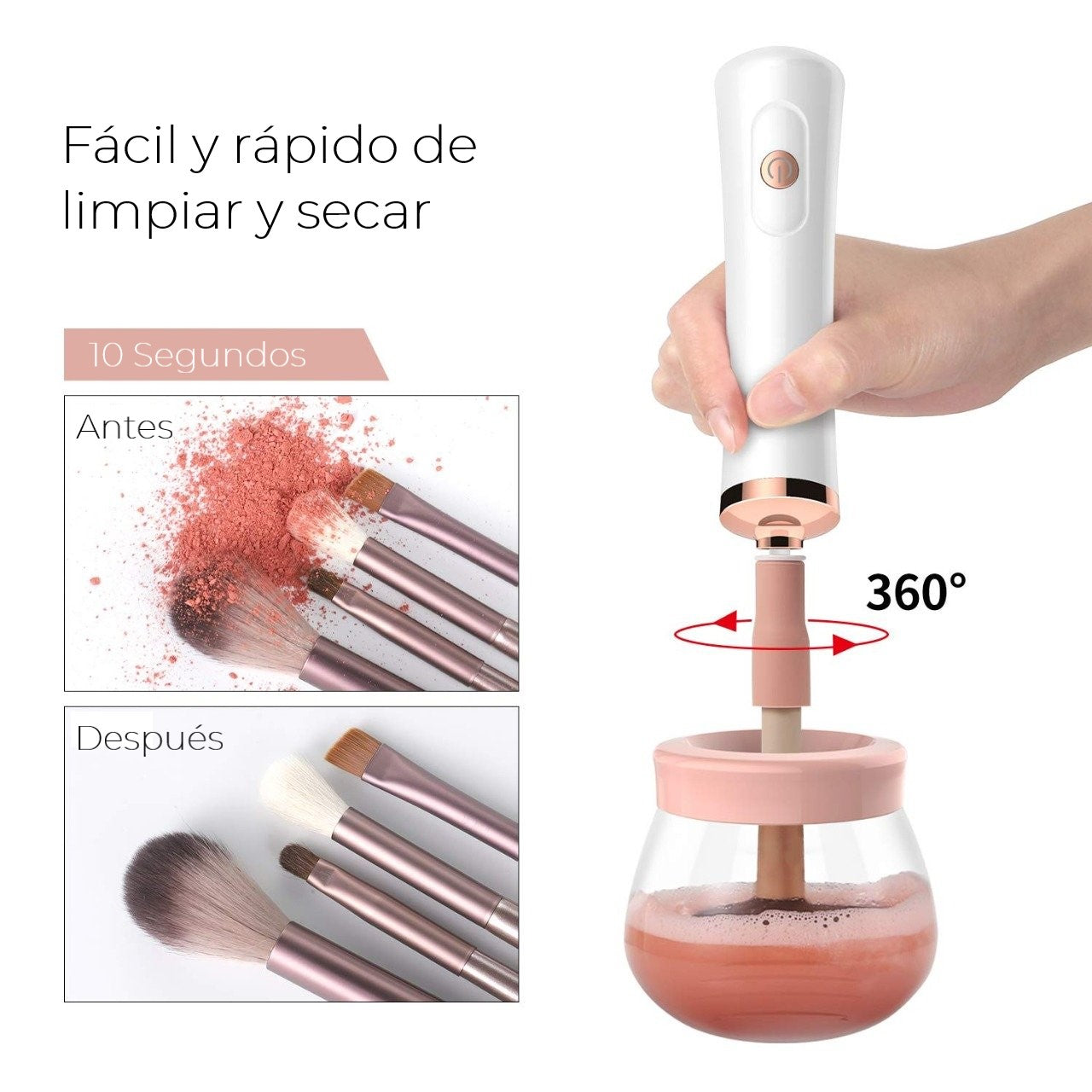 Kioto - limpiador de brochas de maquillaje