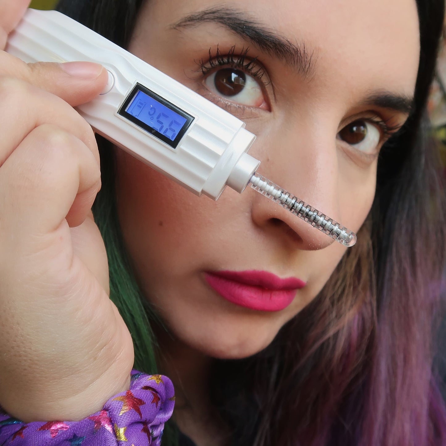 Nápoles - rizador de pestañas con calor skin care color negro