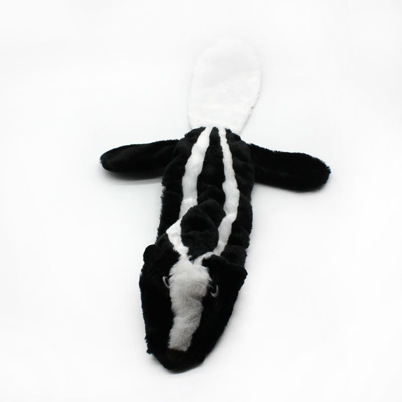 Peluche para perros con forma de zorrillo