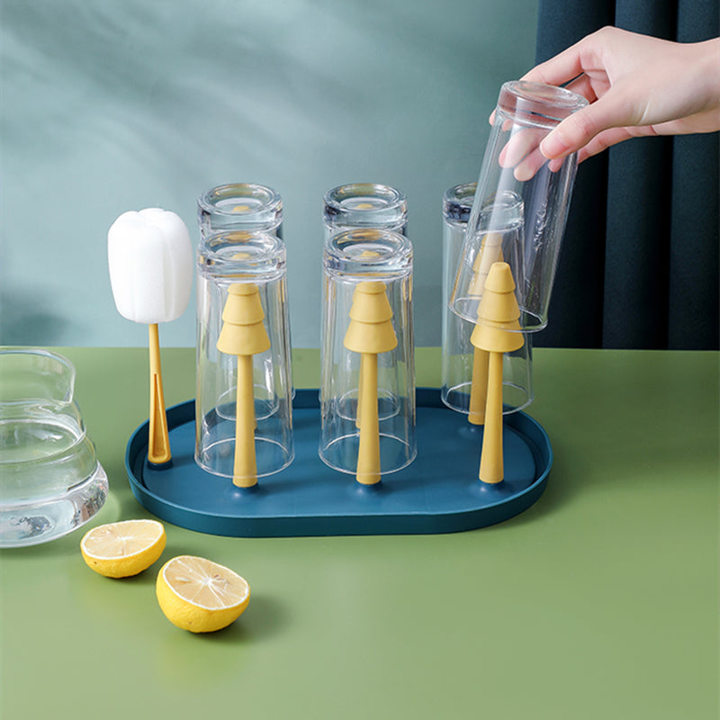 Secador de vasos para la cocina